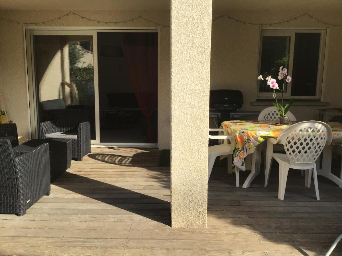 Апартаменты Appt T2 Standing Avec Piscine Et Terrasse Порто-Веккьо Экстерьер фото